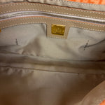 Fendi Vintage Orange Zucca Mamma FF Monogram Baguette