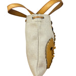 YSL Canvas Kahala Heart Tote