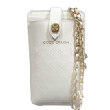 Chanel Coco Crush Phone Pouch White
