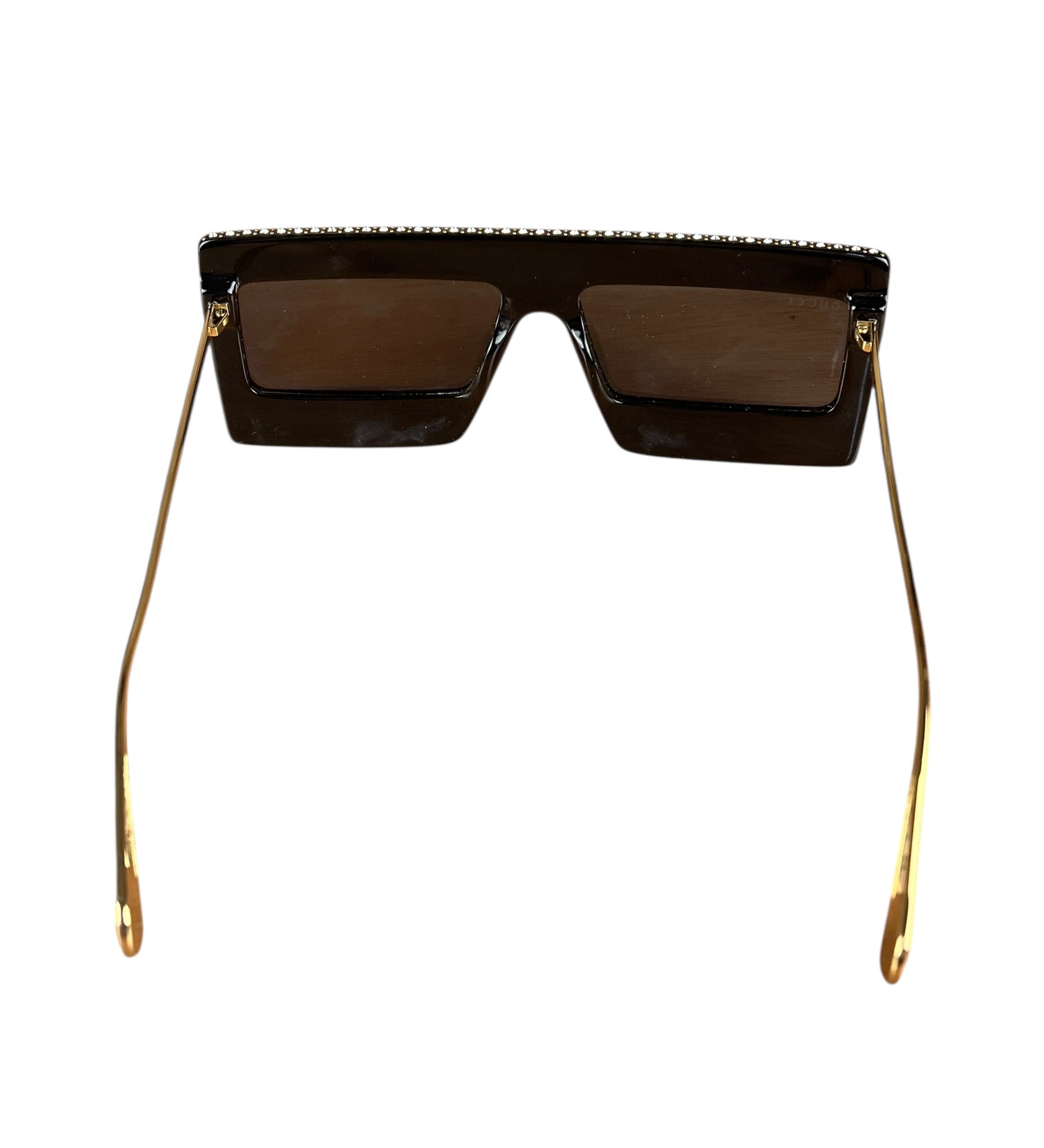 Gucci Rhinestone Square Sunglasses