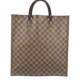 Louis Vuitton Damier Ebene Sac Plat Tote Bag MM