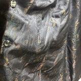 Vintage Brown Chinchilla Fur Long Coat