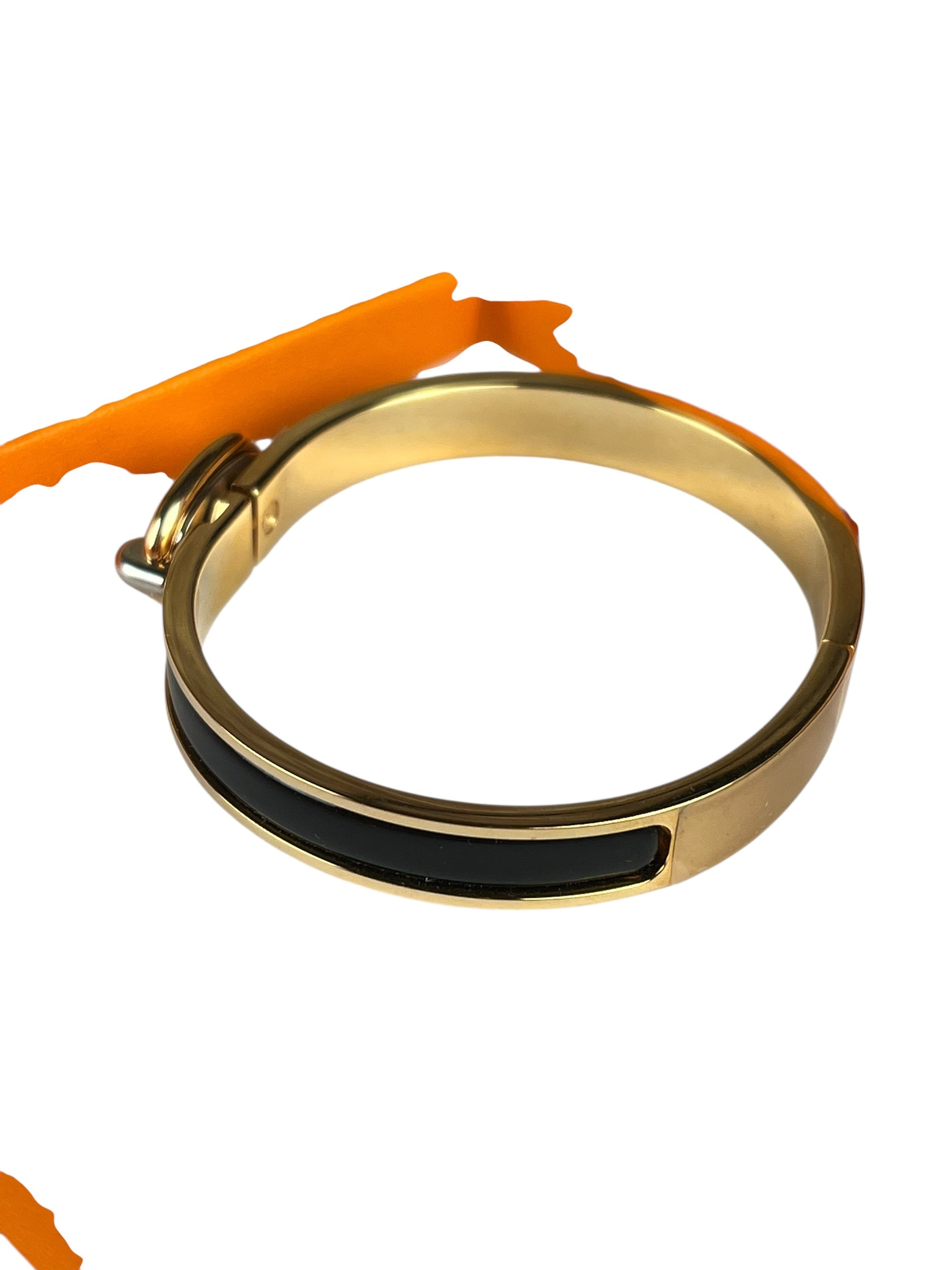 Hermes Enamel Mini Clic Chaine D'Ancre Bangle