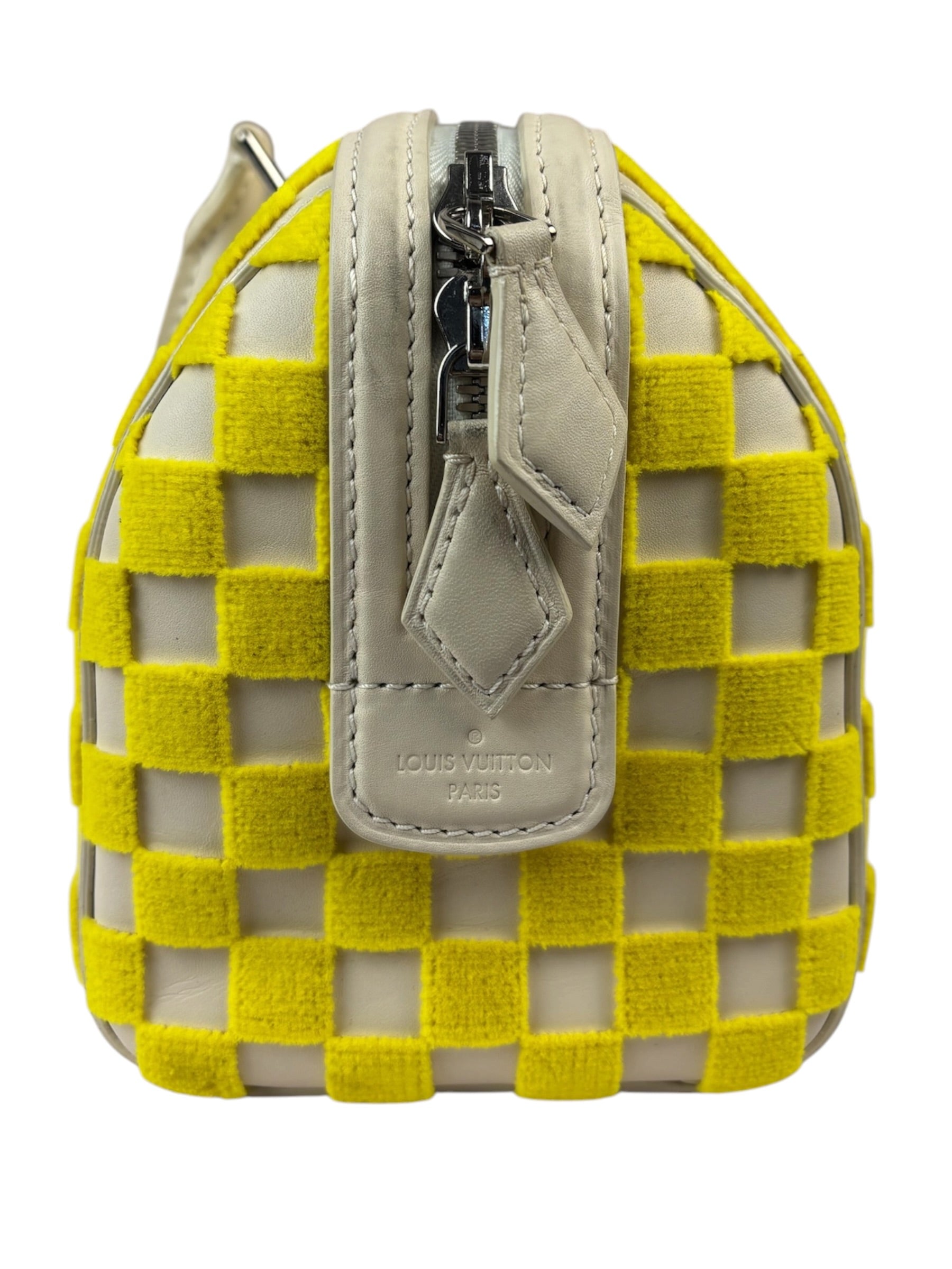 Louis Vuitton Yellow Damier Cube East/West Speedy