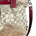 Coach Beige Signature C Tote Bag