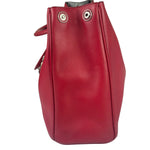 Christian Dior Red Leather Diorissimo Tote