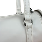 Telfar White Leather Duffle Two-Way Bag