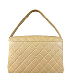 Chanel M Beige Lambskin Envelope Flap 1997