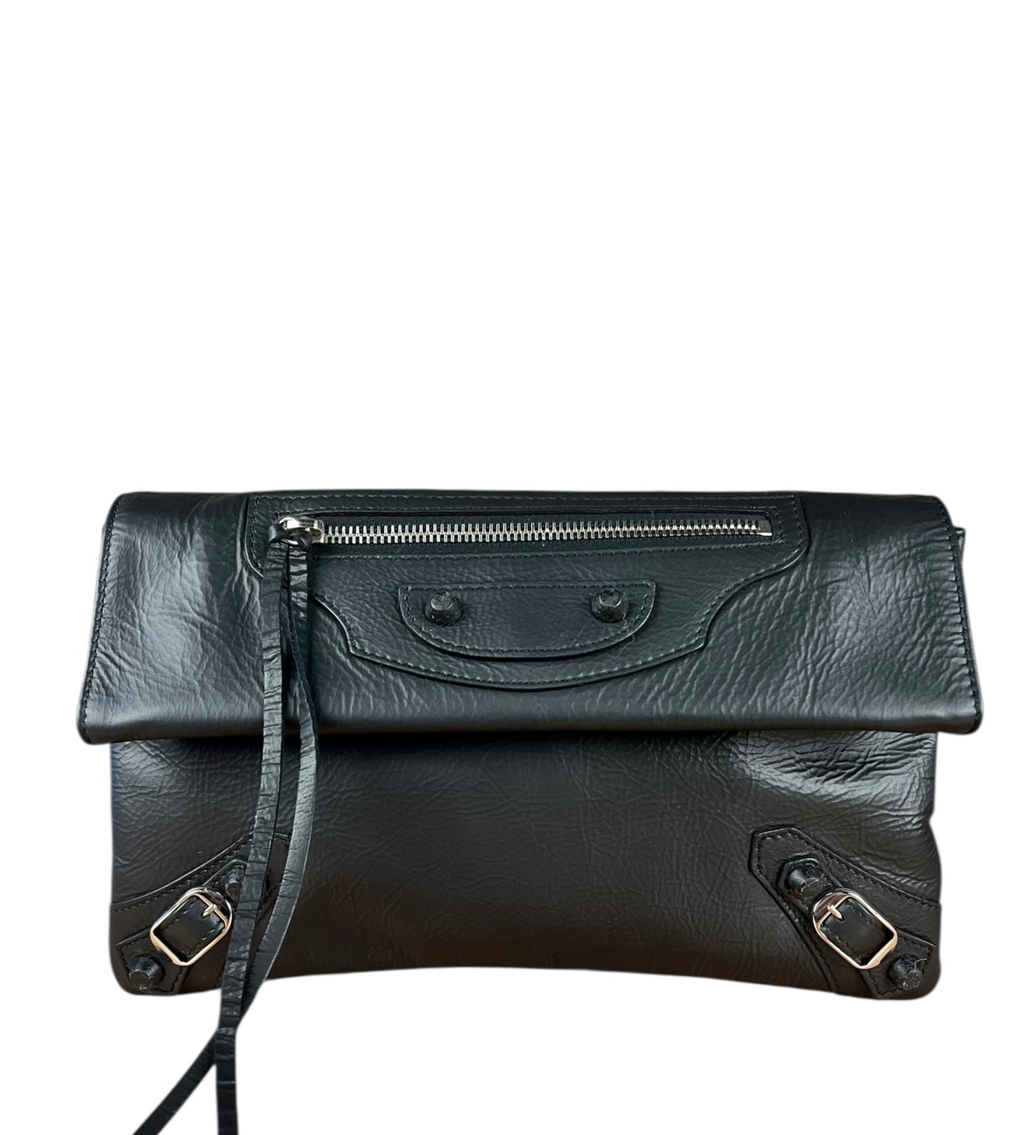 Balenciaga Envelope Clutch Black