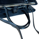 Fendi Black Patent Leather 2Jours Handbag