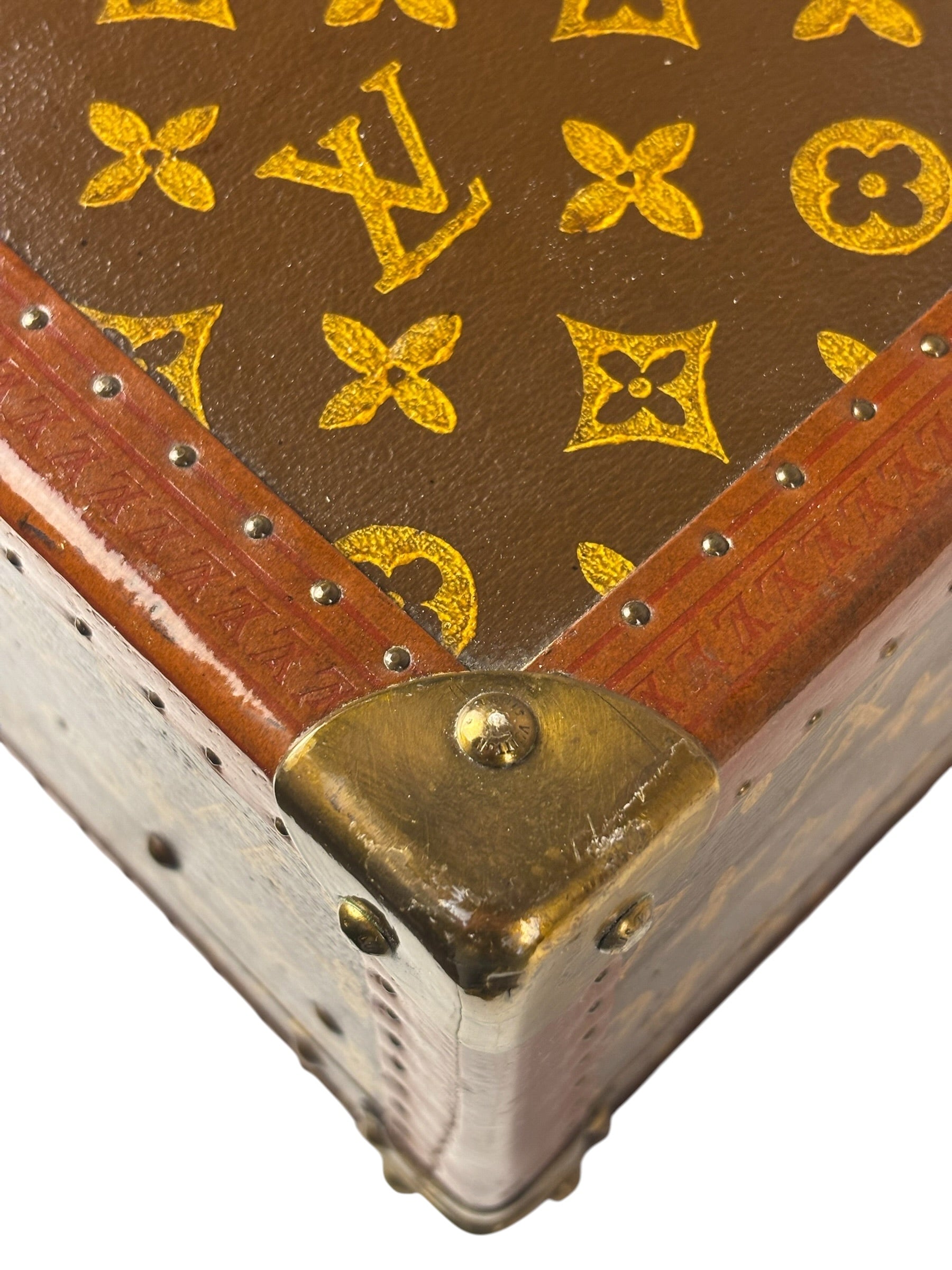 Louis Vuitton Vintage Monogram Hard Case Luggage Trunk