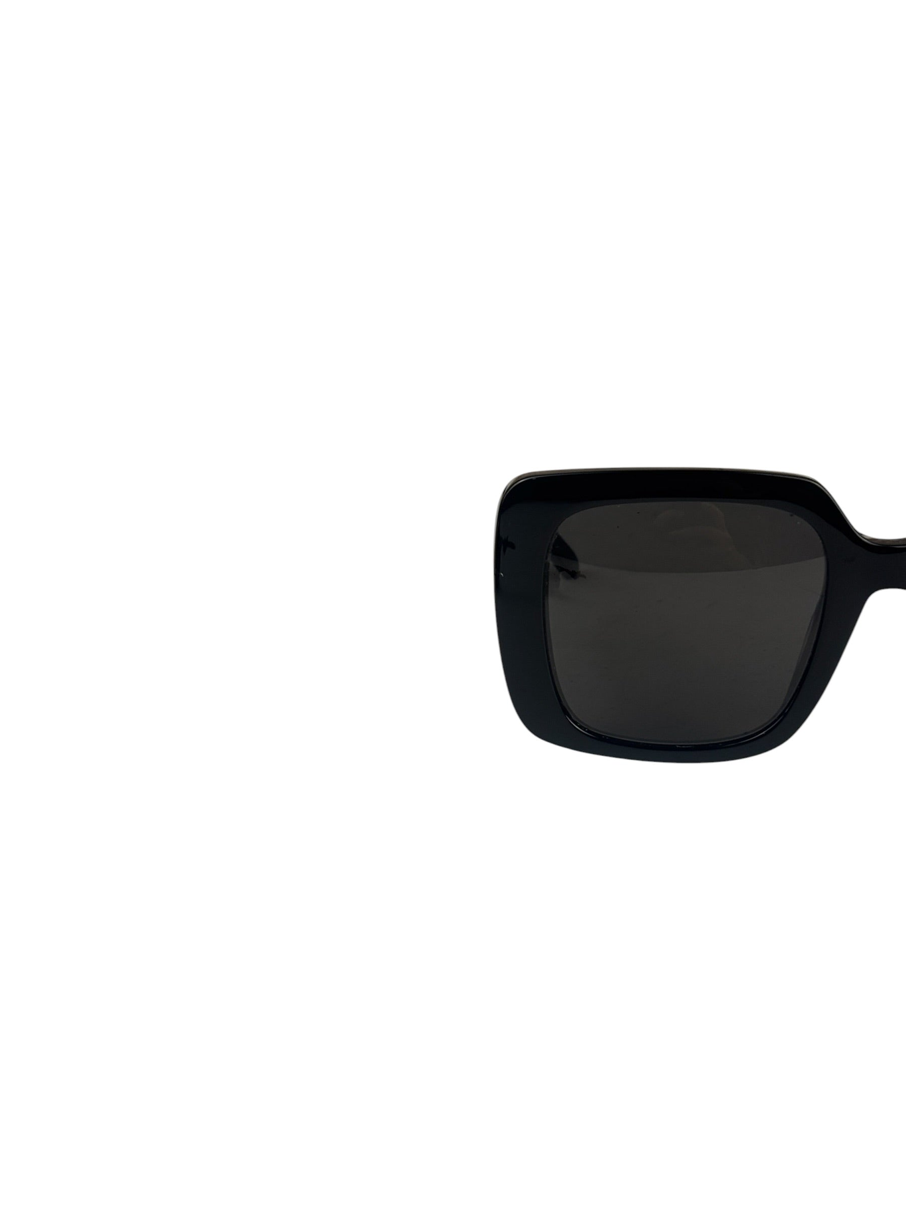 Christian Dior Black Oversized Square Wildior S3U Sunglasses