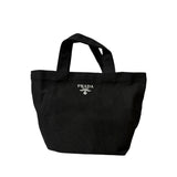 Prada Beauty Black Canvas Novelty Mini Tote