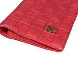 Chanel Pink Quilted Leather Lucky Symbols Long Wallet 2004