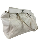 Chanel Beige Quilted Leather Tote 2009
