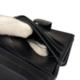 Chanel Navy Blue Leather Caviar Wallet