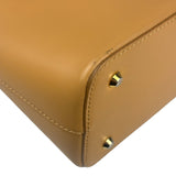Burberry Vintage Beige Leather Shoulder Bag