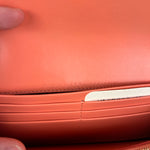 Fendi FF Diamonds Continental Peach Wallet on Chain