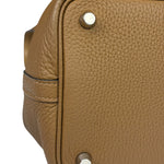 Hermes Brown Taurillon Clemence Leather Picotin 18 Lock Handbag 2021