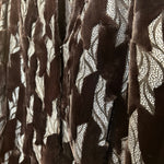 Giovanni Valentino Abstract Print Black Fur Coat