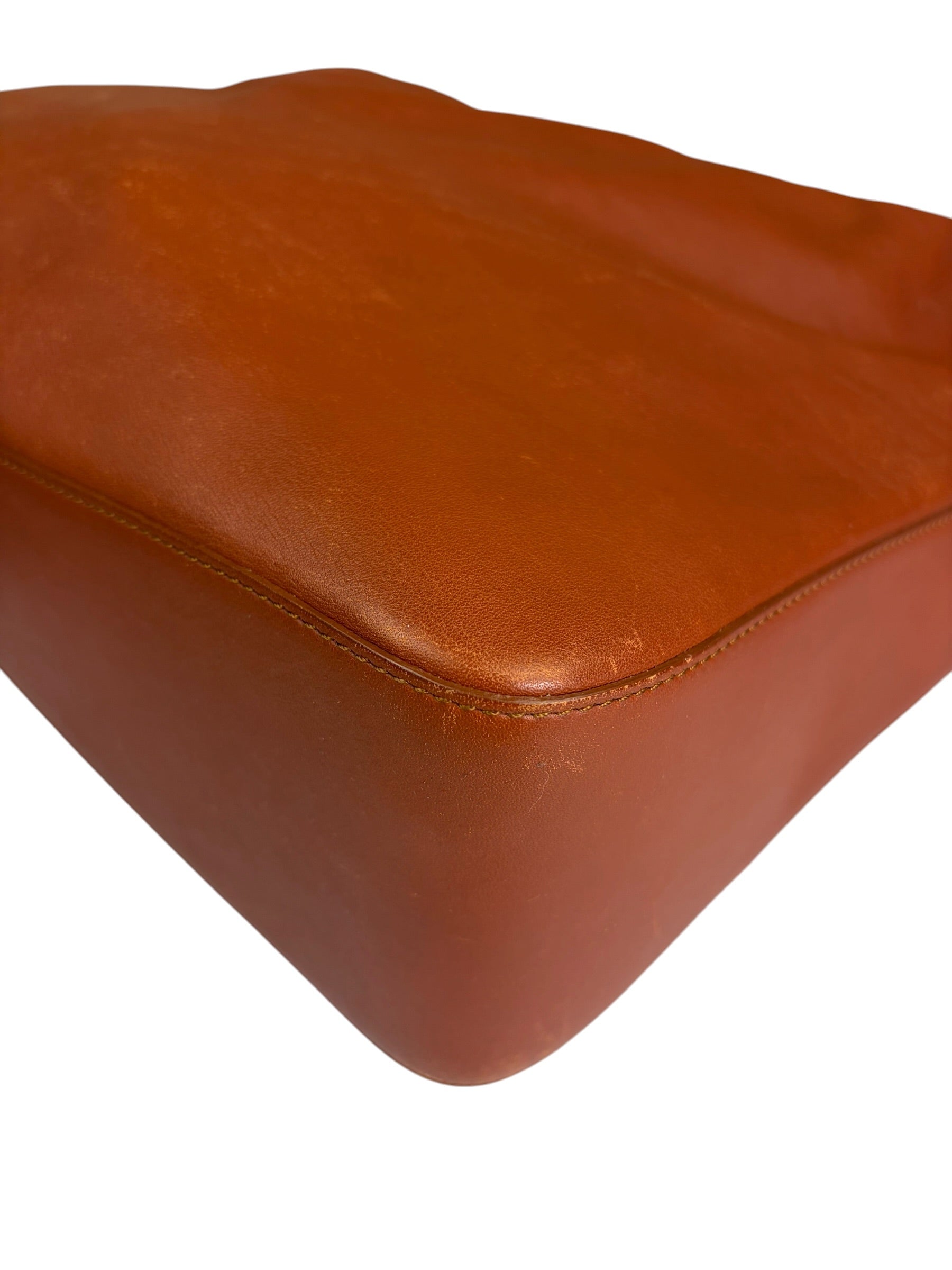 Loewe Vintage Brown Leather Shoulder Bag