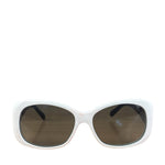 Chanel Vintage Black/White No. 5 Sunglasses
