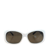 Chanel Vintage Black/White No. 5 Sunglasses