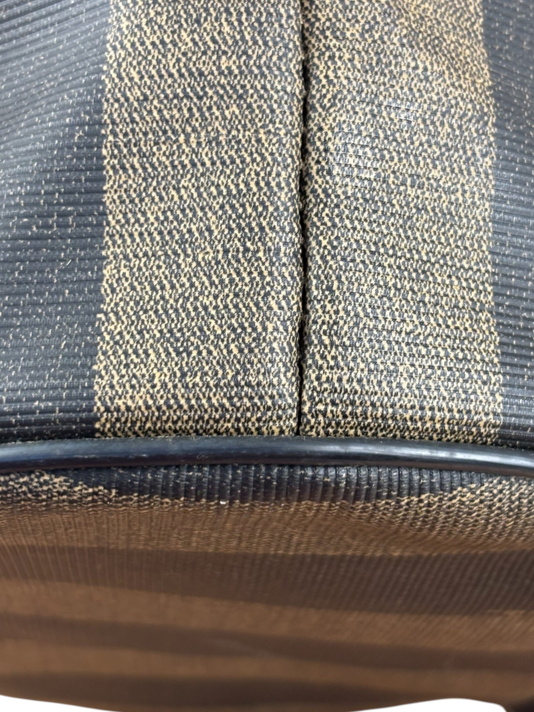 Fendi Vintage Pequin Stripped Sling Bag