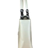 Christain Dior Leather Chrome Beaded Malice Tote Bag