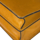 Salvatote Ferragamo Brown Leather Flap Briefcase