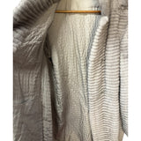 Vintage Grey Mink Fur Long Coat