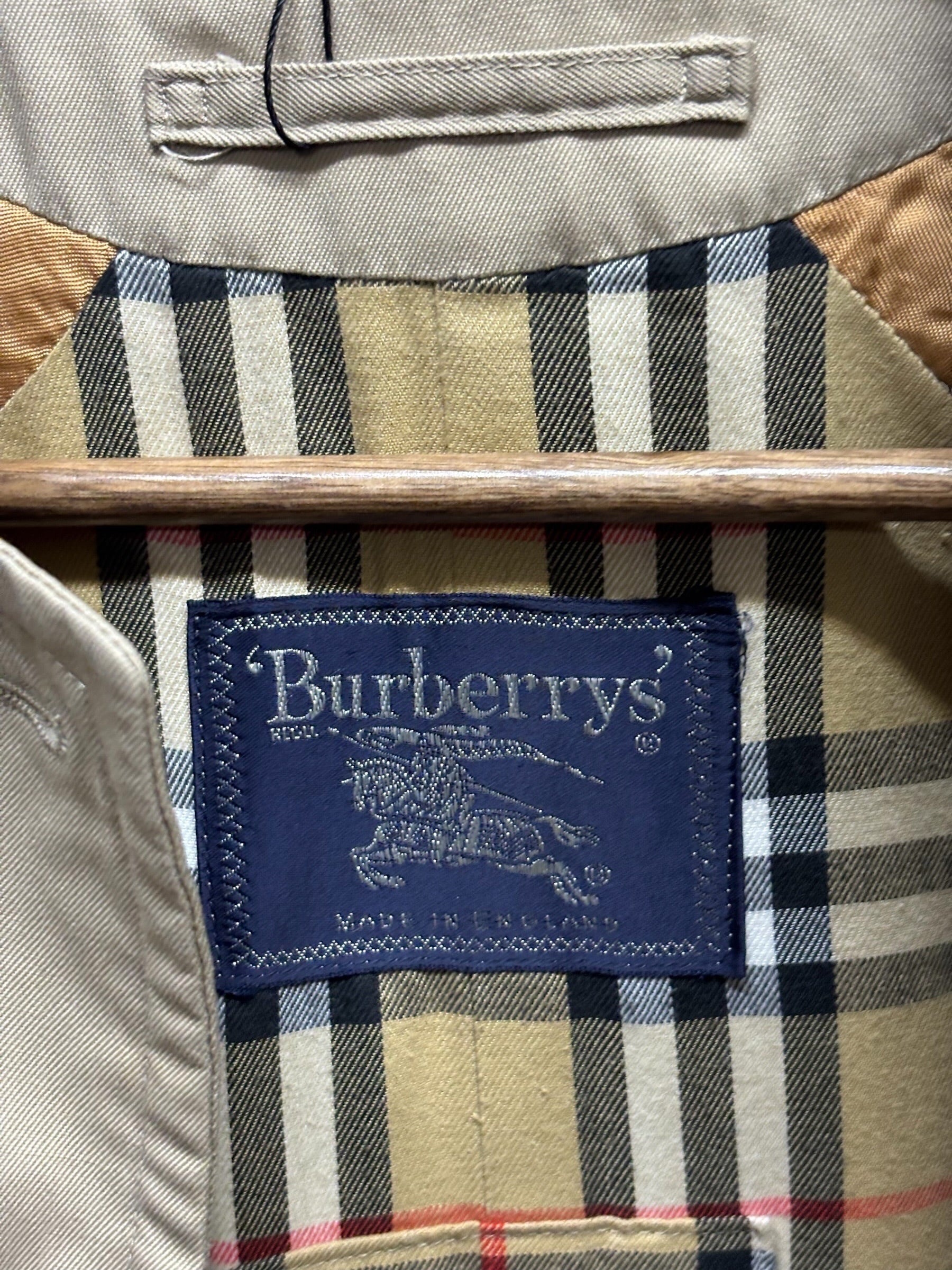Burberry's Classic Vintage Trench Coat Tan