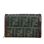 Fendi Zucca Monogram Canvas Trifold Wallet