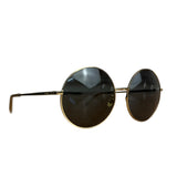 Celine Vintage Gold Round Frame Sunglasses
