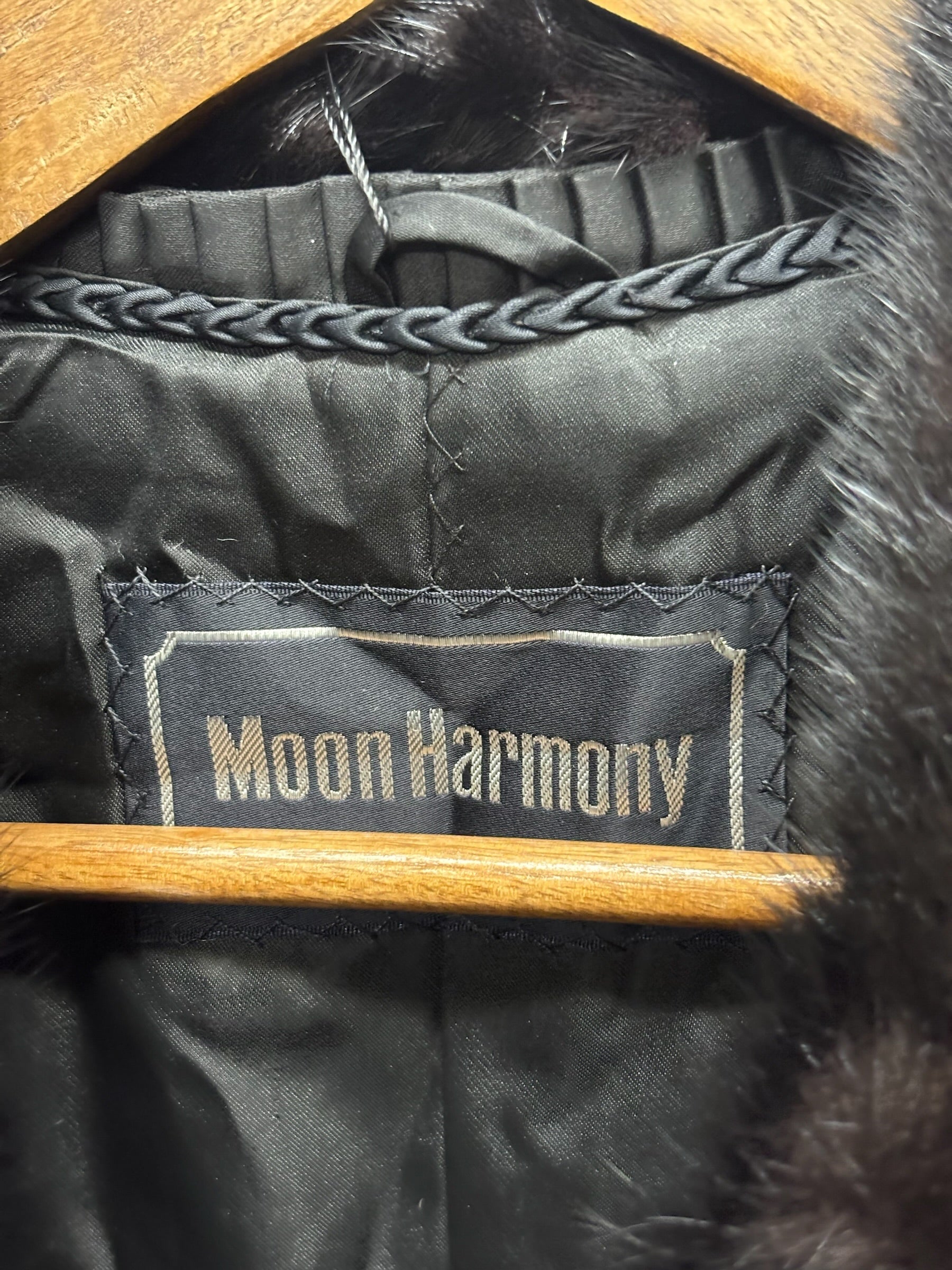Vintage Moon Harmony Dark Brown Mink Fur Coat