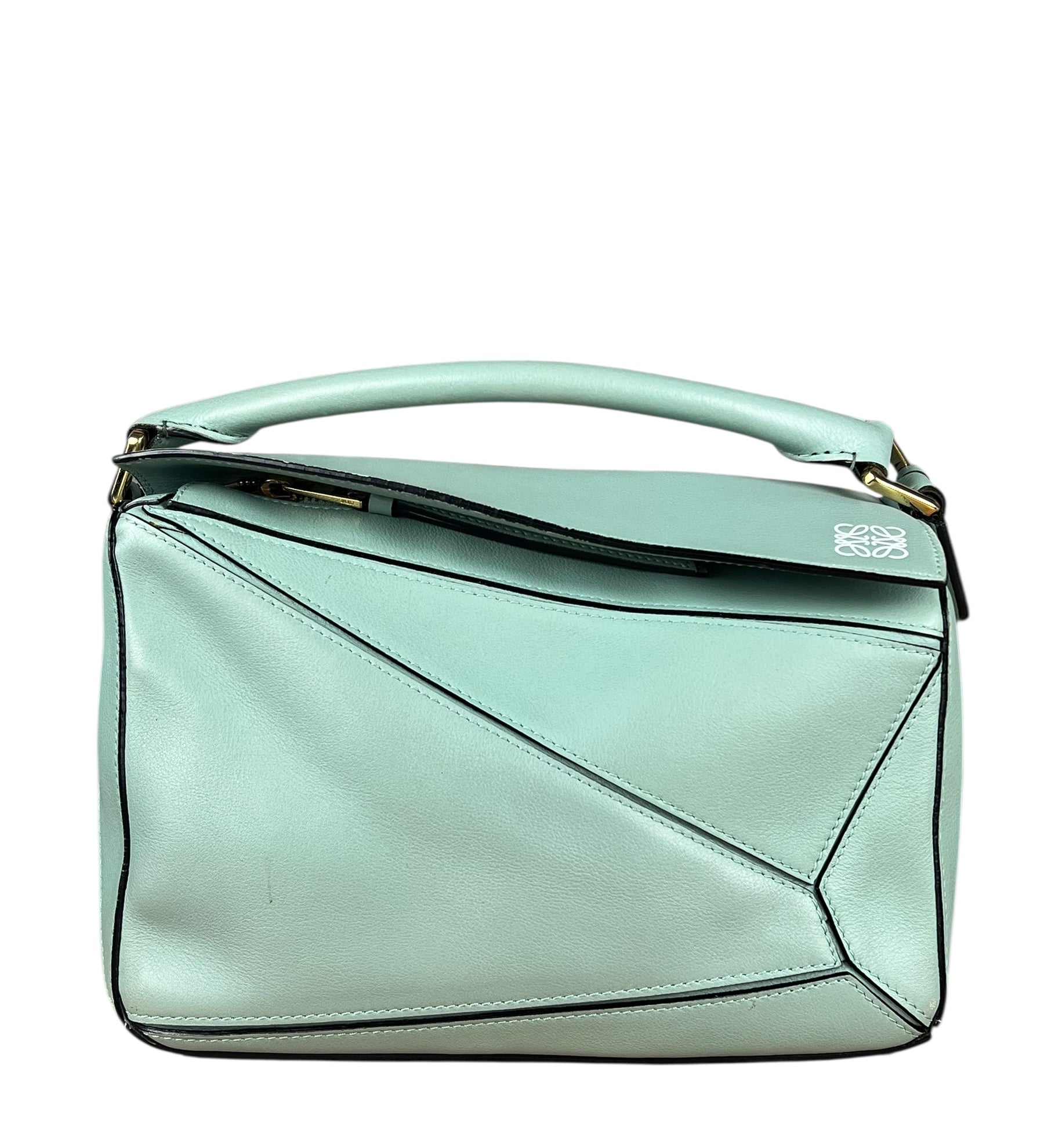 Loewe Green Medium Puzzle Bag