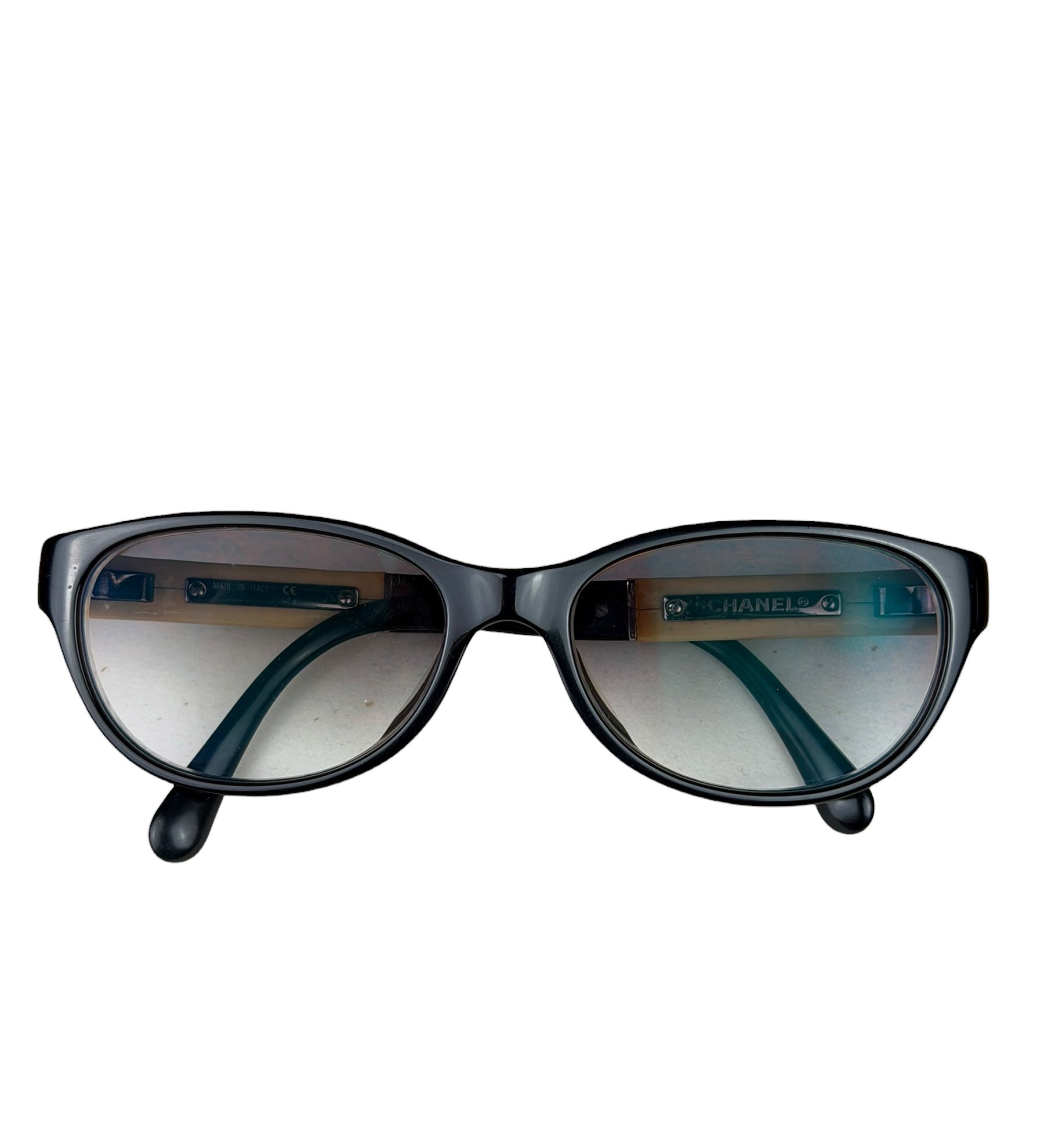 Chanel Dual-Tone Cat-Eye Sunglasses RX