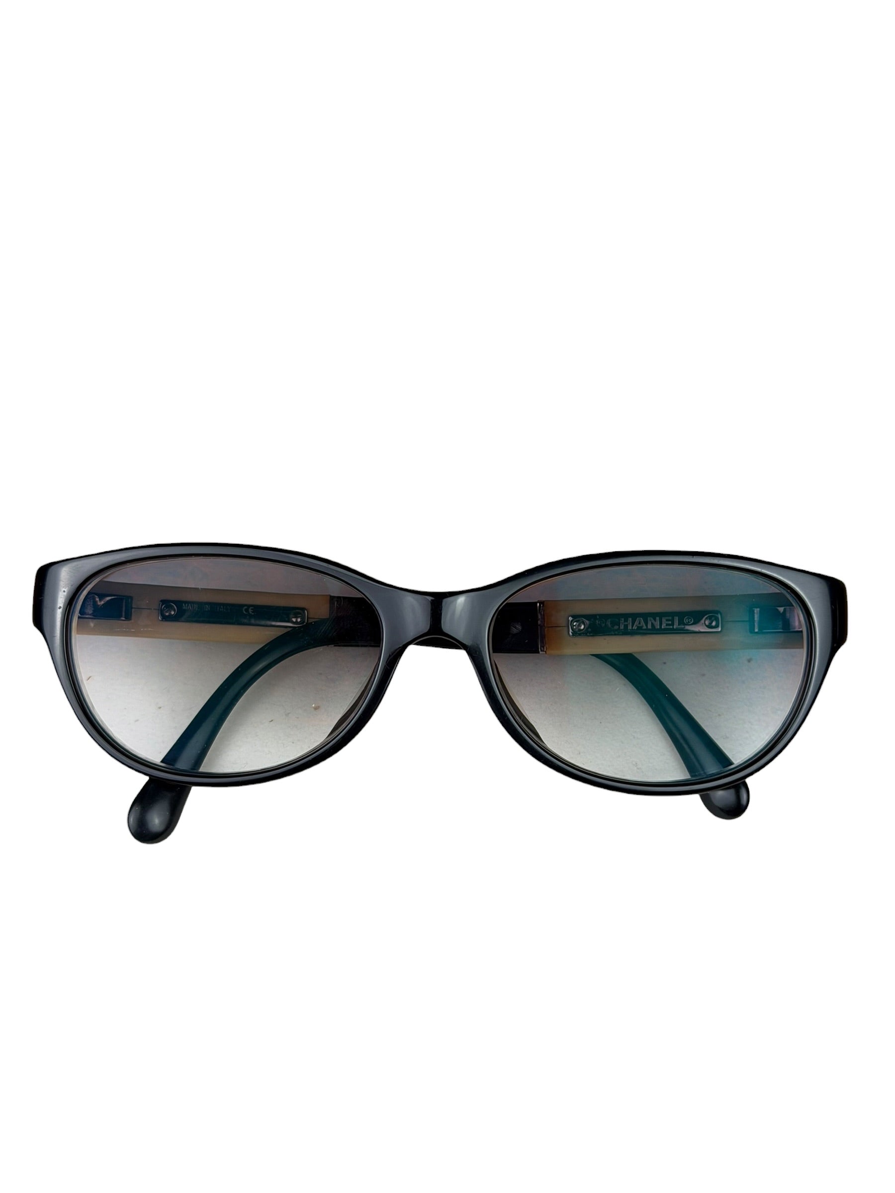 Chanel Dual-Tone Cat-Eye Sunglasses RX