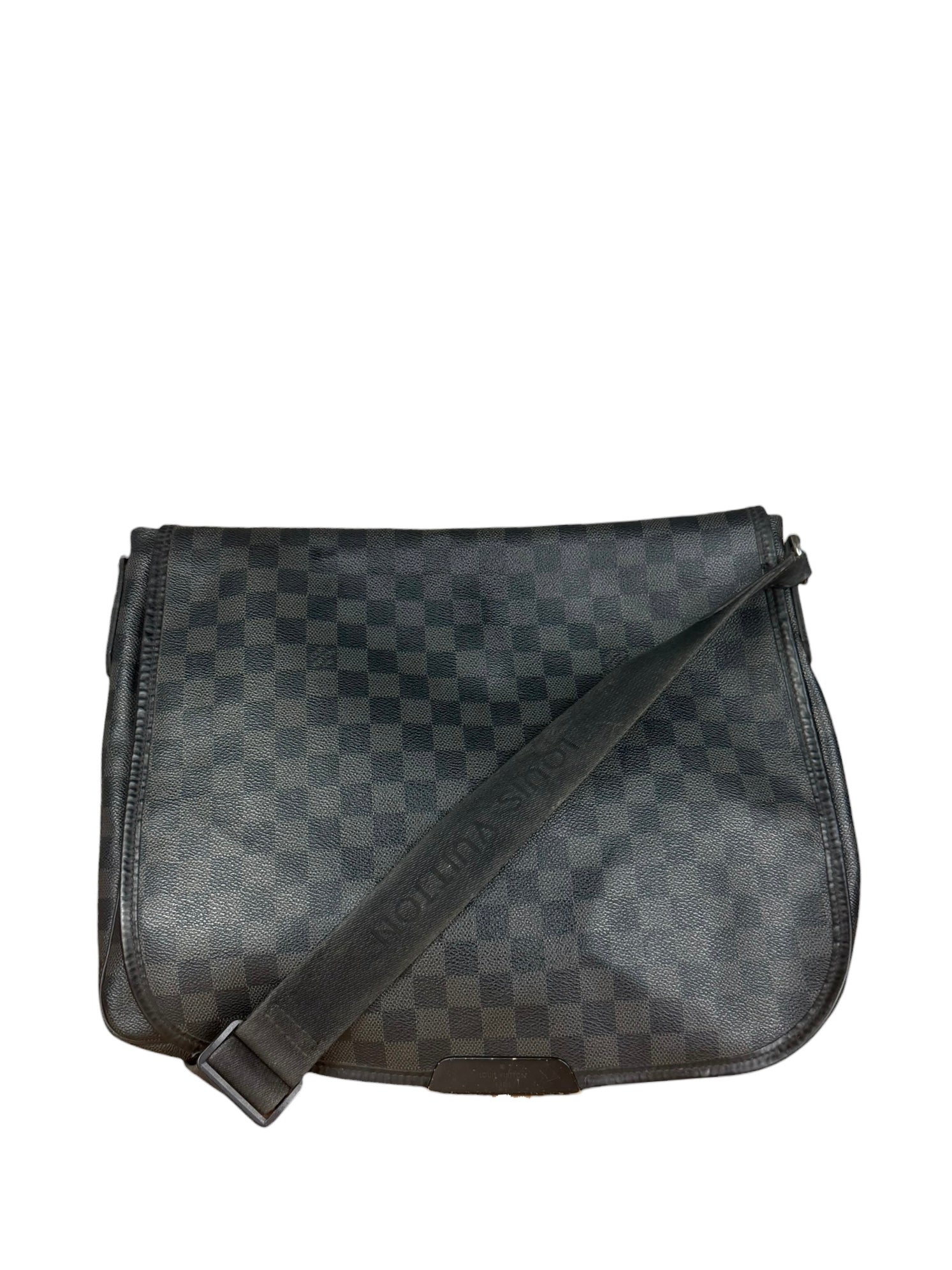 Louis Vuitton Leather Daniel Damier Graphite Messenger Bag