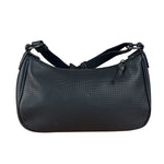Bottega Veneta Black Coated Canvas PVC Shoulder Bag