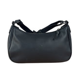 Bottega Veneta Black Coated Canvas PVC Shoulder Bag