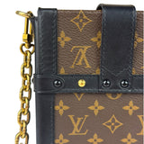 Louis Vuitton Black Monogram Vertical Trunk Pochette