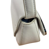 Diesel White Leather 1DR XS Two-Way Mini Bag