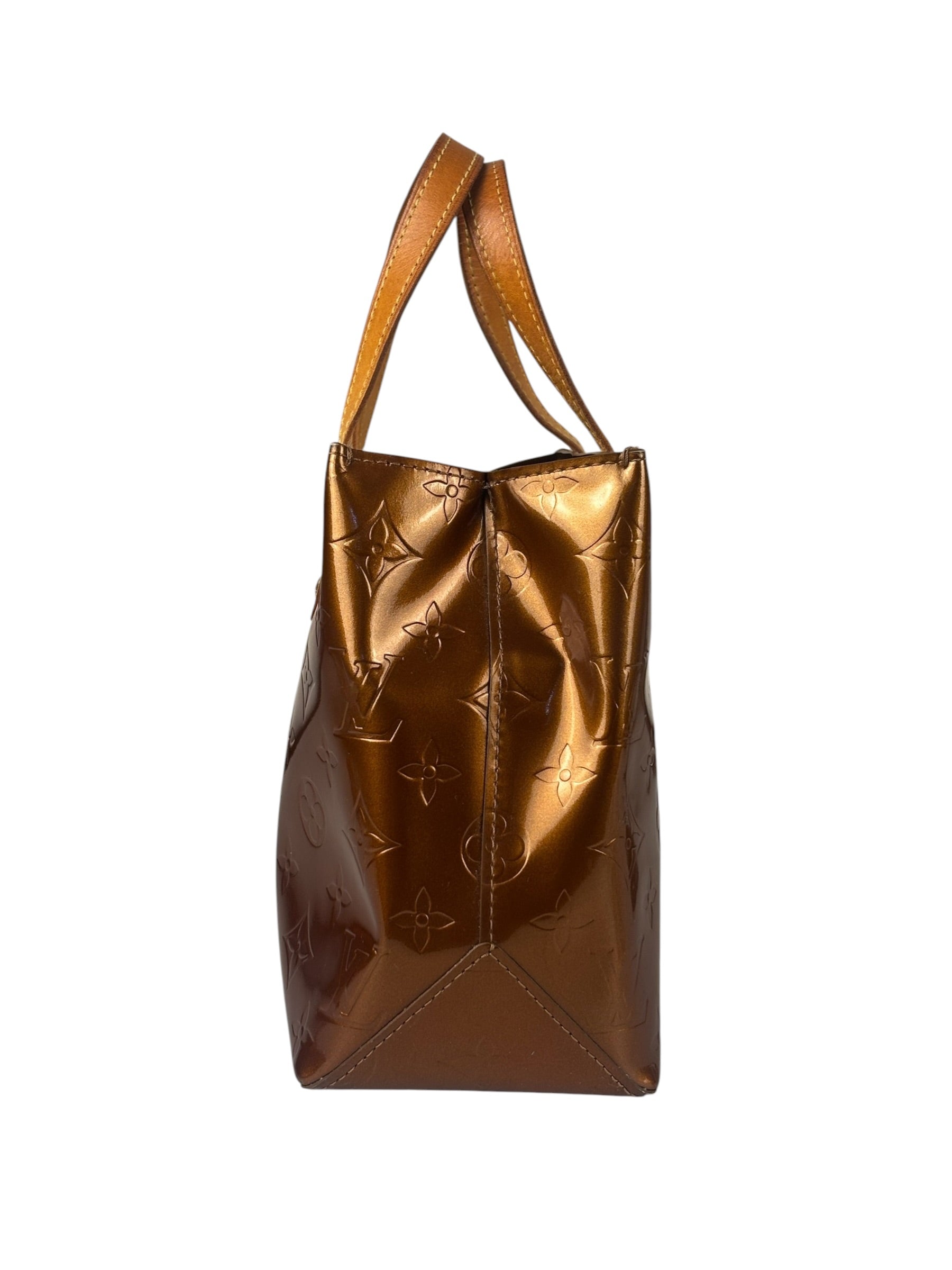 Louis Vuitton Monogram Bronze Vernis Reade PM