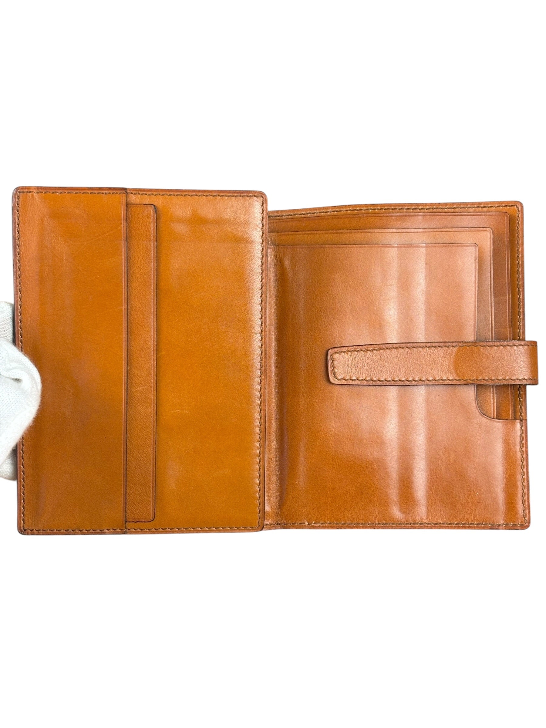 Loewe Honey Brown Panthere Leather Wallet