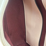 Gucci Pink Beige Leather Marmont Matelasse Small Shoulder Bag