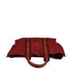 Hermes Vintage Red Denim Fourre-Tout Tote