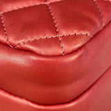Chanel Pink Satin/Leather Trim Camera Bag 2019