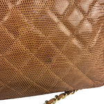 Chanel Vintage Leather Lizard Tassel Camera Case - 1987