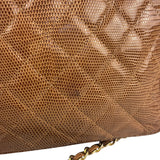 Chanel Vintage Leather Lizard Tassel Camera Case - 1987